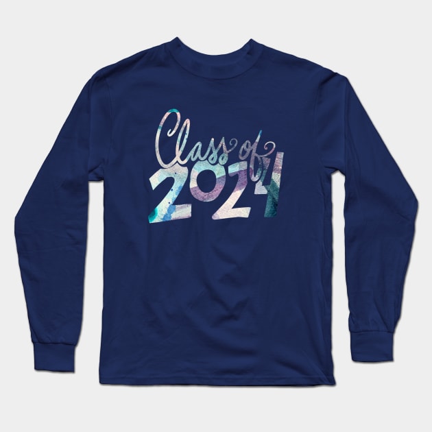 Class of 2024 Long Sleeve T-Shirt by bubbsnugg